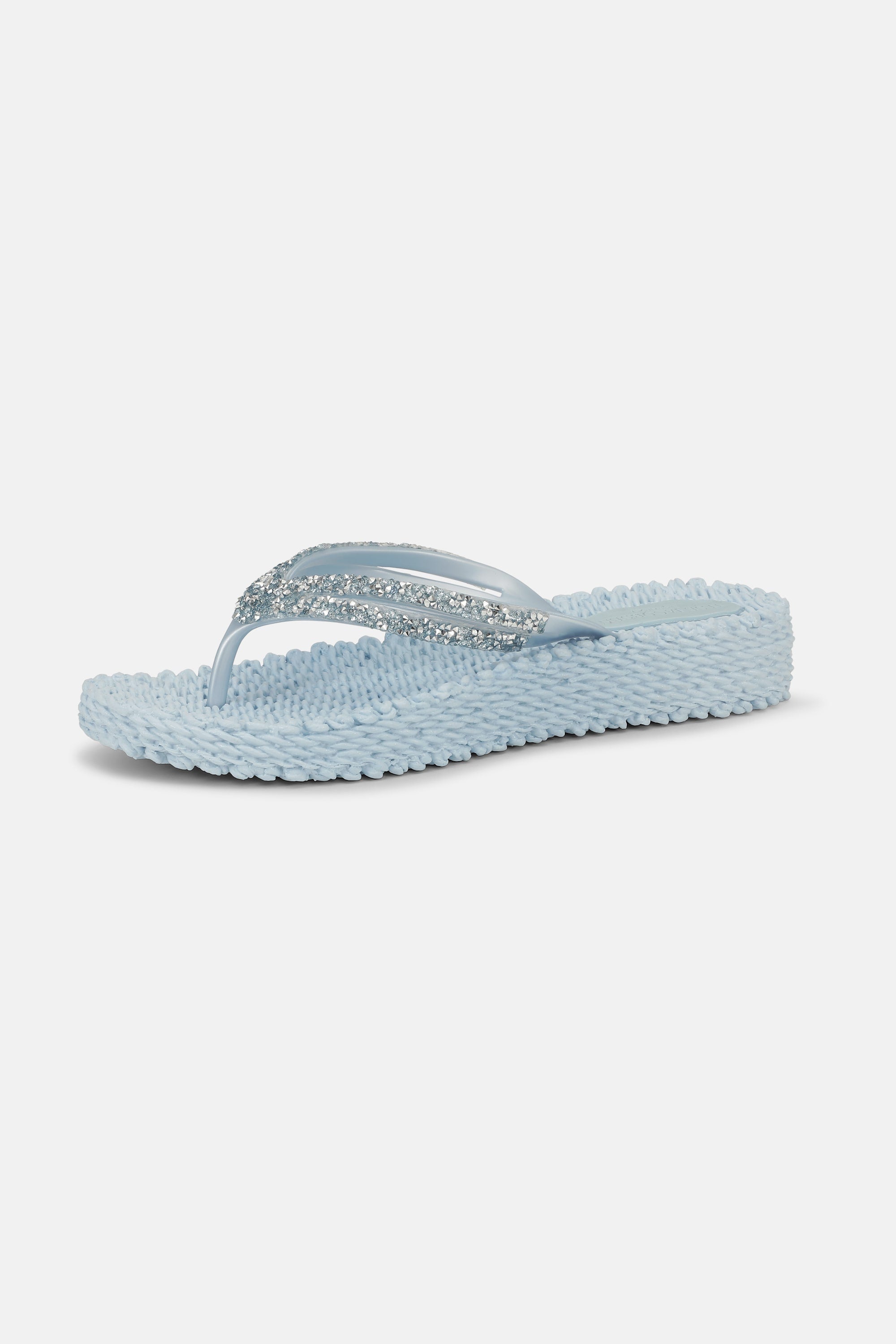 Platform Flip-flops Glittersten - Blue Bell